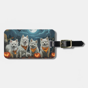 Étiquette À Bagage Eskimo Américain Halloween Effrayant