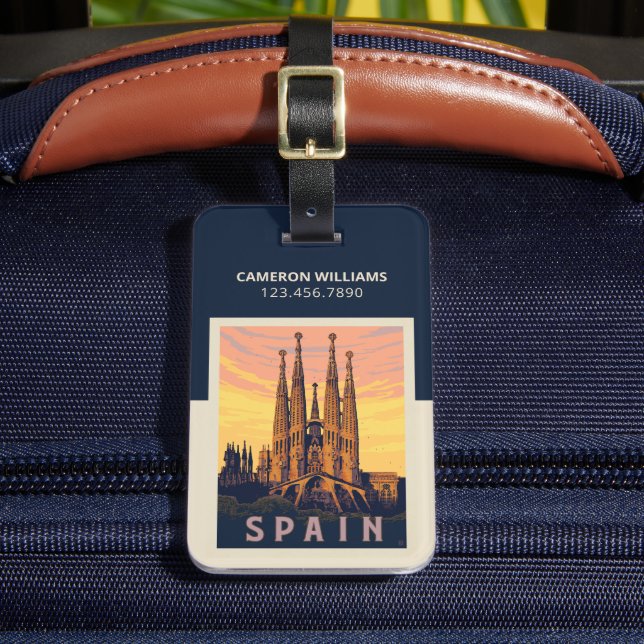 Étiquette À Bagage Espagne | Familia Sagrada (Insitu Rectoal 2)