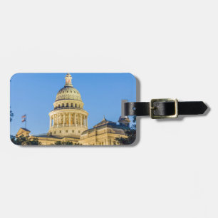 Étiquette À Bagage États-Unis, Texas, Austin. Capitole (1888) 3