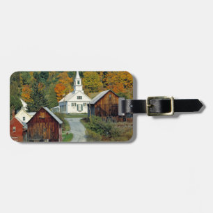 Étiquette À Bagage États-Unis, Vermont, Waits River. Le feuillage d'a