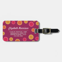 Eté Agrumes Fruit Slice Tropical Joli Motif