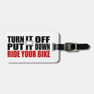 Étiquette À Bagage Éteins-Le, Pose-Le, Ride Ton Vélo