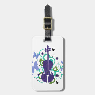 Étiquette À Bagage Étiquette-Annonce de Cadeau-Bagage de violon votre