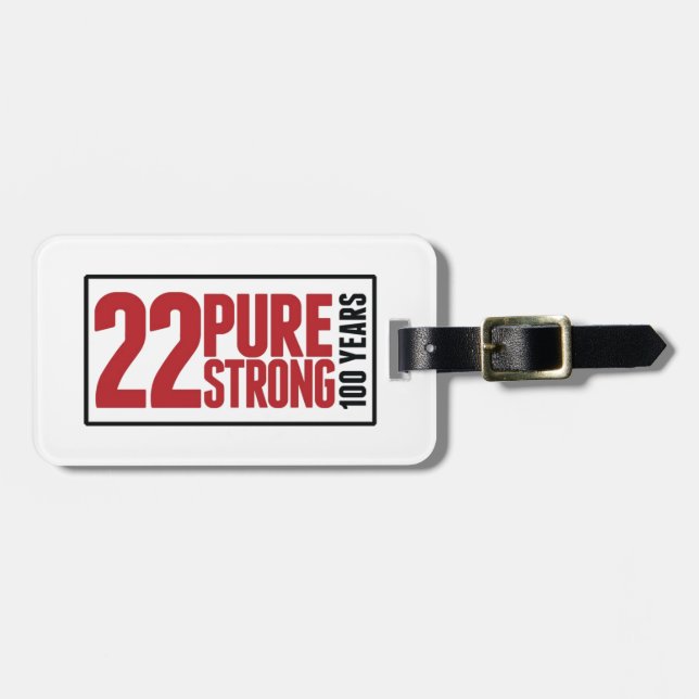 Étiquette À Bagage Étiquette blanche de bagage (Devant horizontal)