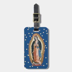 Étiquette À Bagage Étiquette bleue de bagage de Guadalupe