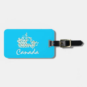 Étiquette À Bagage Étiquette canadienne de bagage du Canada d'érable
