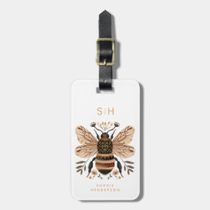 Étiquette À Bagage Étiquette de bagage abeille