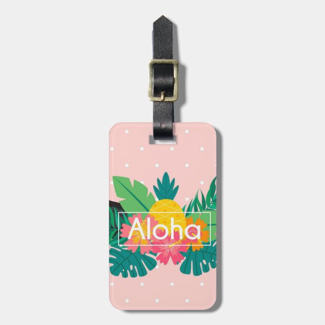 Étiquette À Bagage Étiquette de bagage Aloha (Devant Vertical)