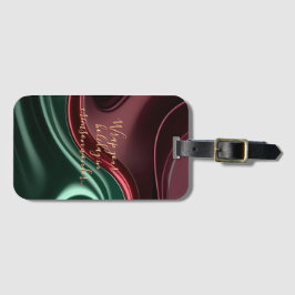 Étiquette À Bagage Étiquette de bagage au graphisme élégant
