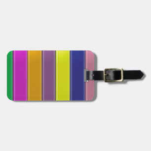 Étiquette À Bagage Étiquette de bagage avec le bracelet en cuir