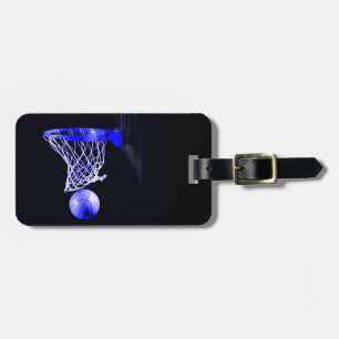 Étiquette À Bagage Étiquette de bagage de basket-ball