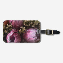 étiquette de bagage de bouquet Queen protéa