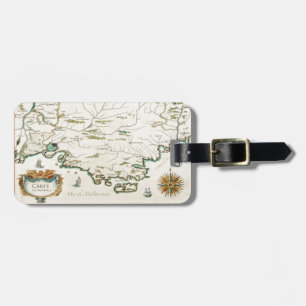 Étiquette À Bagage Étiquette de bagage de carte de la Provence