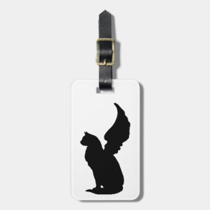 Étiquette À Bagage Étiquette de bagage de chat Angel personnalisé