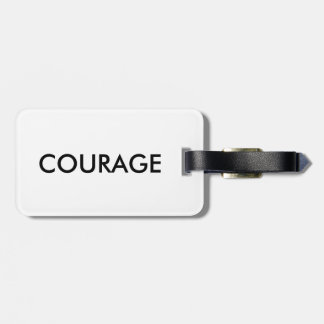 Étiquette À Bagage Étiquette de bagage de citation de courage