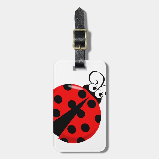 Étiquette À Bagage Étiquette de bagage de coccinelle (Devant Vertical)