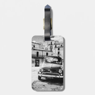 Étiquette À Bagage Étiquette de bagage de Fiat 500, voiture italienne