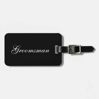 Étiquette À Bagage Étiquette de bagage de "Groomsman"