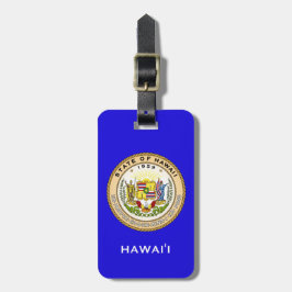 Étiquette À Bagage Étiquette de bagage de joint d'état de Hawai'i