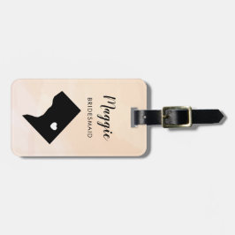 Étiquette À Bagage Étiquette de bagage de la carte de Washington DC, 