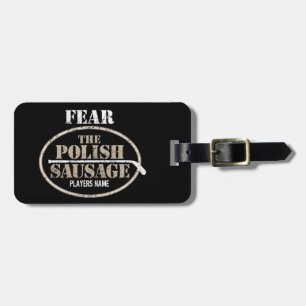 Étiquette À Bagage Étiquette de bagage de la Peur de saucisse polonai