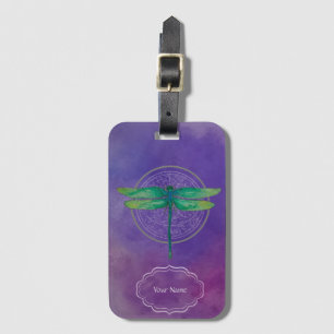 Étiquette À Bagage Étiquette de bagage de libellule