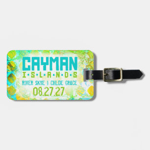 Étiquette À Bagage Étiquette de bagage de l'ÎLE CAÏMAN