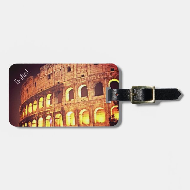 Étiquette À Bagage Étiquette de bagage de l'Italie - Rome (Devant horizontal)