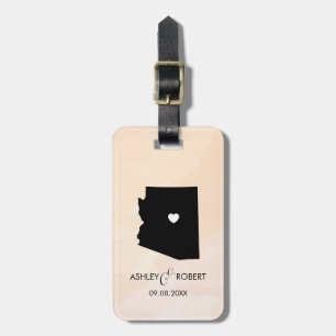 Étiquette À Bagage Étiquette de bagage de mariage de carte de