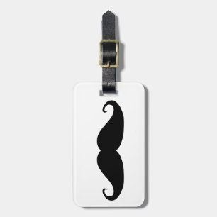 Étiquette À Bagage Étiquette de bagage de moustache