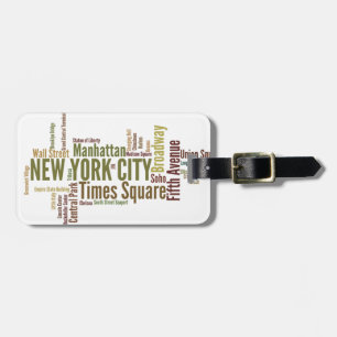 Étiquette À Bagage Étiquette de bagage de New York