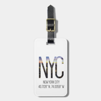 Étiquette À Bagage Étiquette de bagage de NYC New York