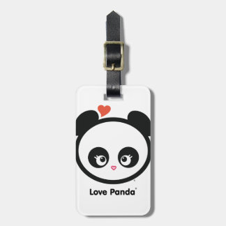 Étiquette À Bagage Étiquette de bagage de Panda® d'amour