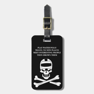 Étiquette À Bagage Étiquette de bagage de pirate de polo d'eau de