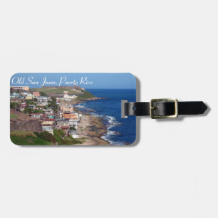 Étiquette À Bagage Étiquette de bagage de Porto Rico