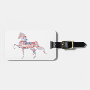 Étiquette À Bagage Étiquette de bagage de Saddlebred