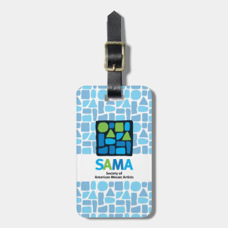 Étiquette À Bagage Étiquette de bagage de SAMA - arts de mosaïque
