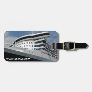 Étiquette À Bagage Étiquette de bagage de Seat61 Queen Mary 2