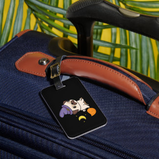 Étiquette À Bagage Étiquette de bagage de sorcière Puggy