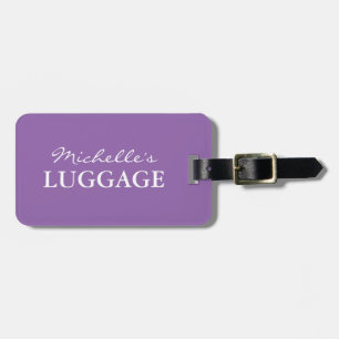 Étiquette À Bagage étiquette de bagage de voyage personnalisée lavand