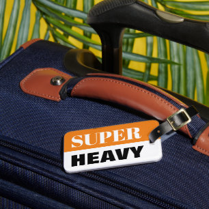 Étiquette À Bagage Étiquette de bagage de voyage valise super lourde