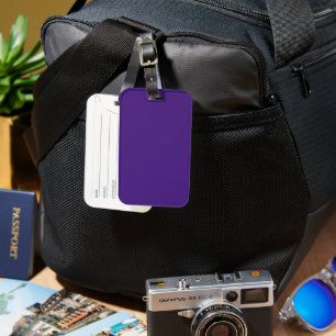 Étiquette À Bagage Étiquette de bagage de voyage Violet Monstre