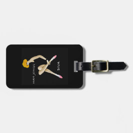 Étiquette À Bagage Étiquette de bagage d'heure-milliampère Jongg