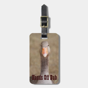 Étiquette À Bagage Étiquette de bagage d'humour d'oiseau