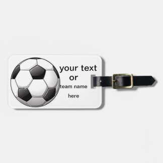 Étiquette À Bagage étiquette de bagage du football