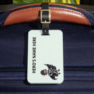 Étiquette À Bagage Étiquette de bagage d'urgence cinétique d'autisme