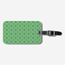 Étiquette de bagage Étoile Verte