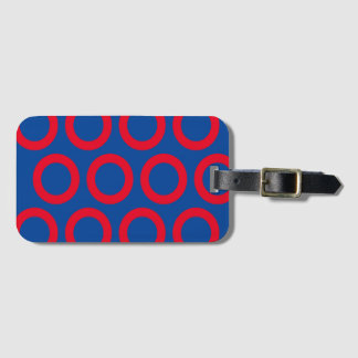 Étiquette À Bagage Étiquette de bagage Fishman Donut Phish Design
