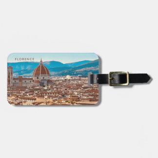 Étiquette À Bagage Étiquette de bagage Florence Italie Duomo Voyage