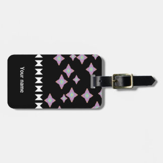 Étiquette À Bagage Étiquette de bagage noire avec étiquette nominativ